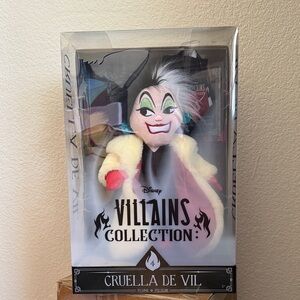 Disney Villains Collection Cruella De Vil Plush - New